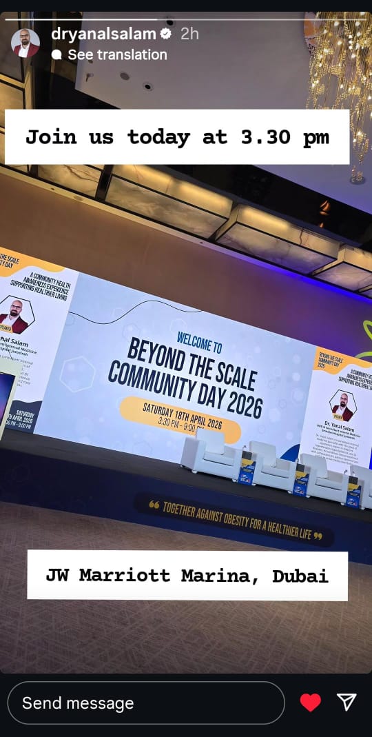 Dr. Yanal During Event